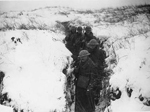 Trenches in winter